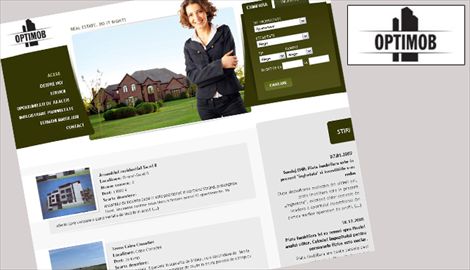 Real estate - OptimobWeb design Sibiu