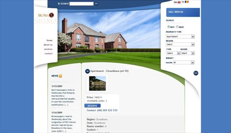 Real estate - SigmaWeb design Sibiu