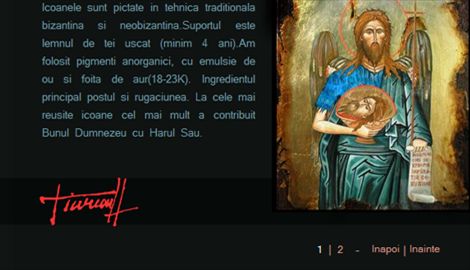 Paintings GalleryWeb design Sibiu