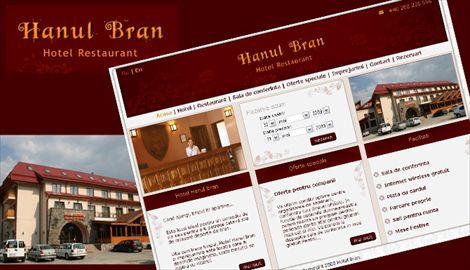 Hanul BranWeb design Sibiu