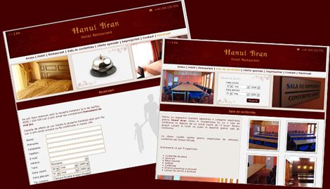 Hanul BranWeb design Sibiu