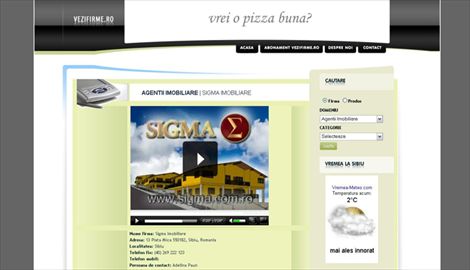 Online advertising - Vezi FirmeWeb design Sibiu