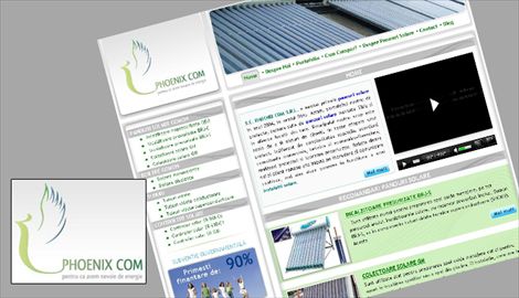 Company Website - PhoenixComWeb design Sibiu