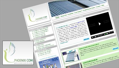 Website companie - PhoenixComWeb design Sibiu