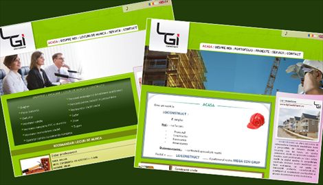 Corporate website - LGIWeb design Sibiu