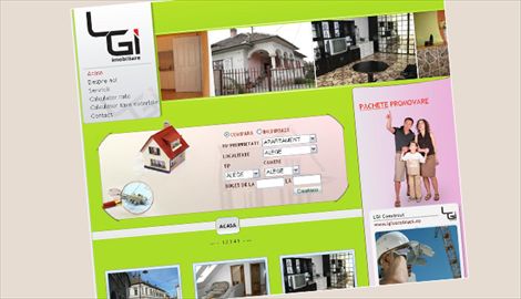 Corporate website - LGIWeb design Sibiu