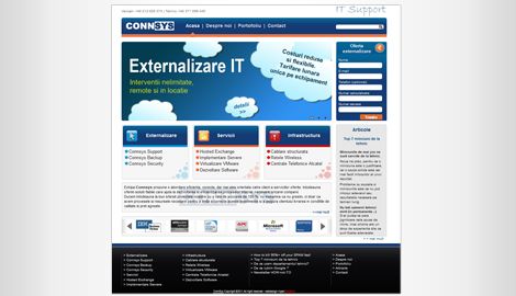 Website prezentare - ConnsysWeb design Sibiu