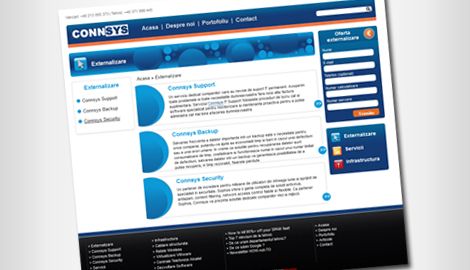 Website prezentare - ConnsysWeb design Sibiu