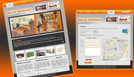 Identity Website - Decor AmbientWeb design Sibiu