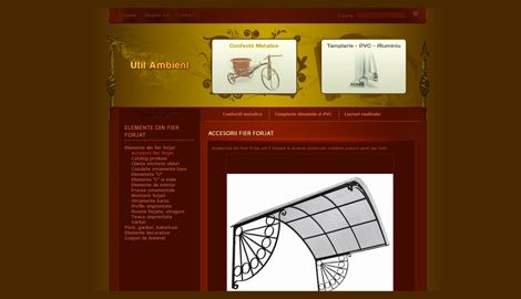 Website prezentare - Util AmbientWeb design Sibiu